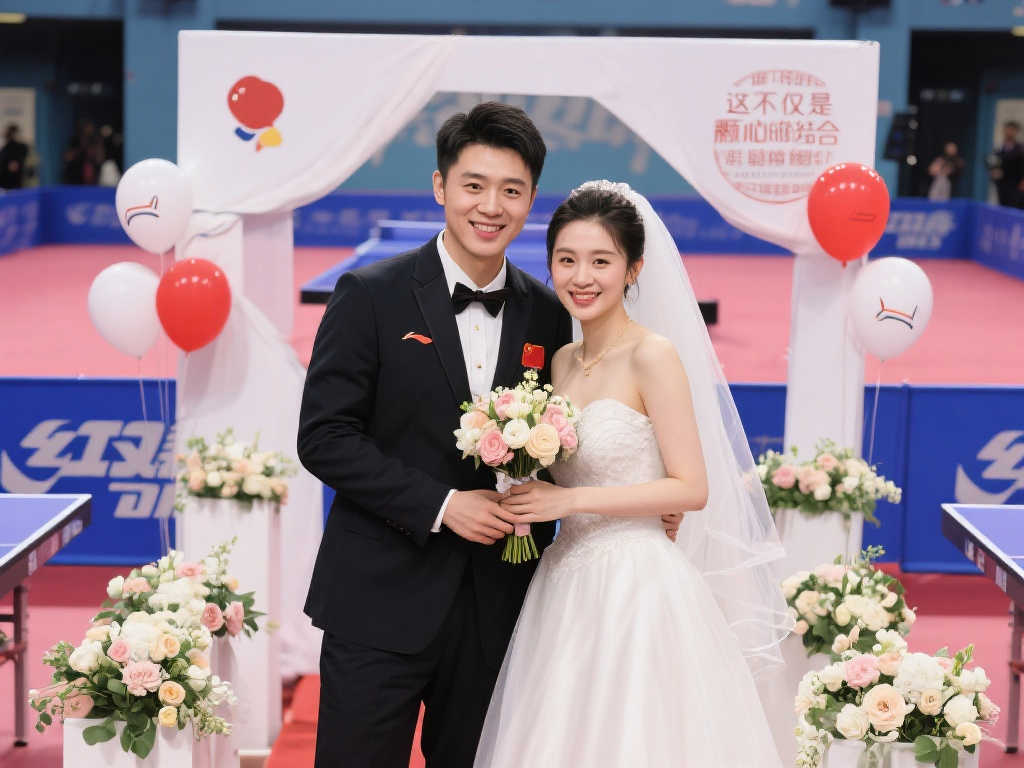 喜讯💍乒坛冠军于子洋携手张蔷喜结连理，樊振东马龙献上祝福